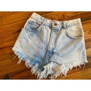 Vintage USA made high rise cutoff shorts approx size 25
